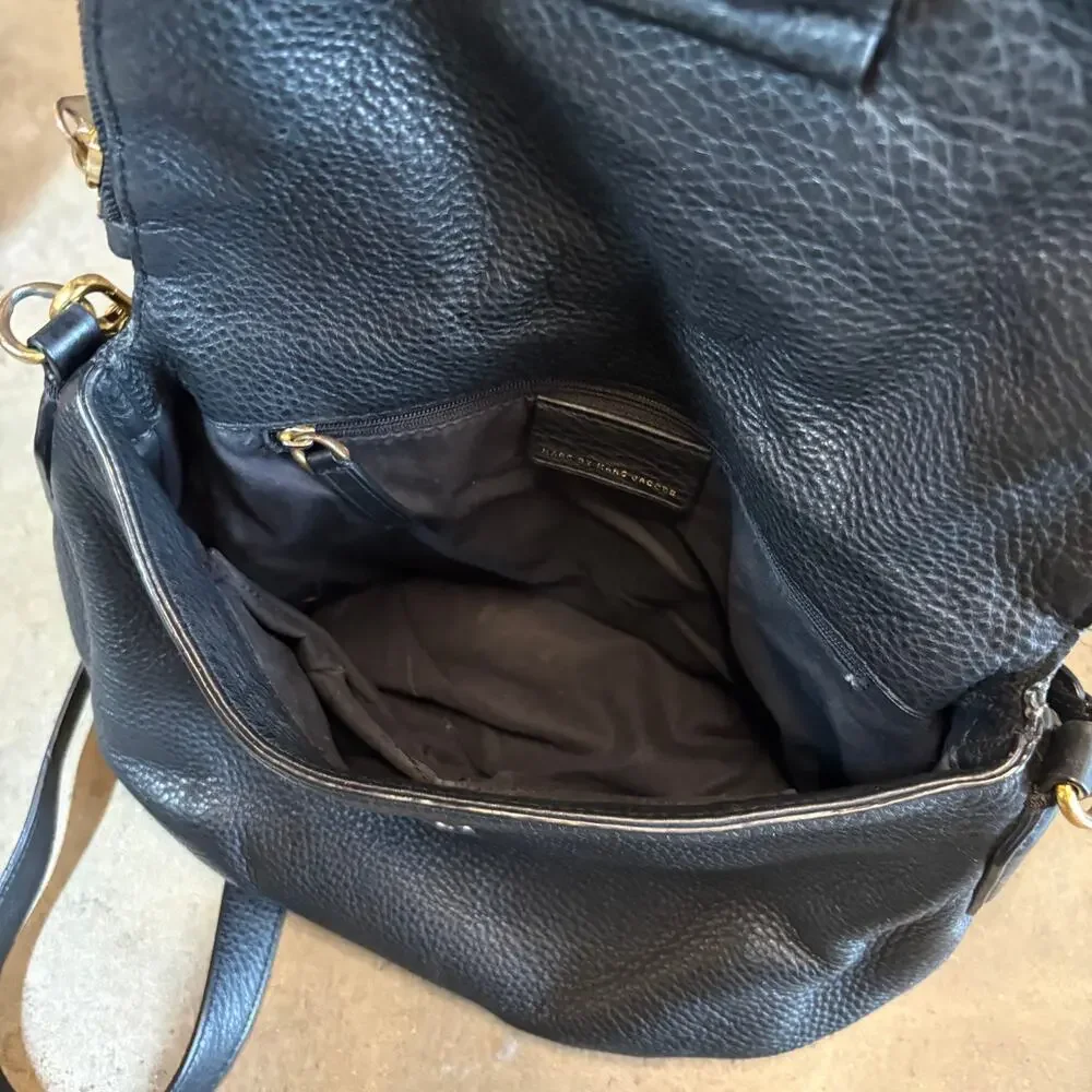 Marc by Marc Jacobs Pebbled Leather Lap Crossbody bag